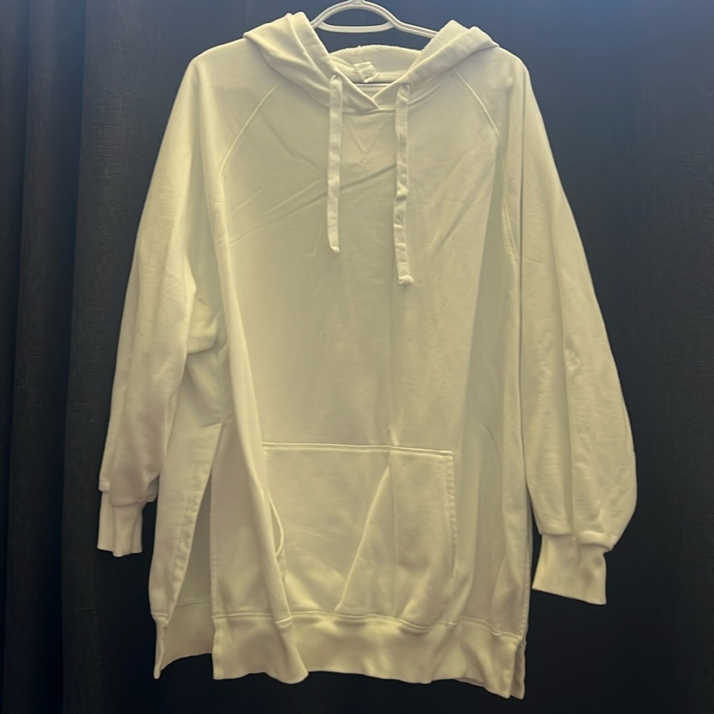 White hoodie